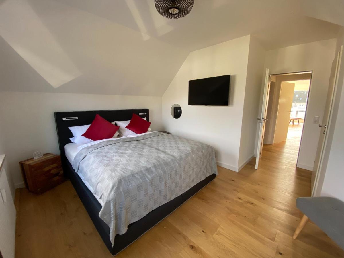 Beach House II - Penthousewohnung In Bestlage Mit Sonniger Dachterrasse Und Top Meerblick Harrislee Exteriör bild