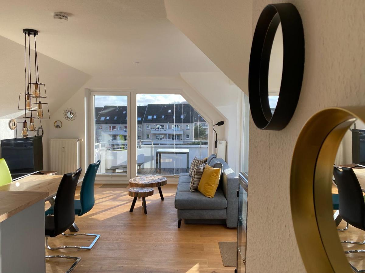 Beach House II - Penthousewohnung In Bestlage Mit Sonniger Dachterrasse Und Top Meerblick Harrislee Exteriör bild