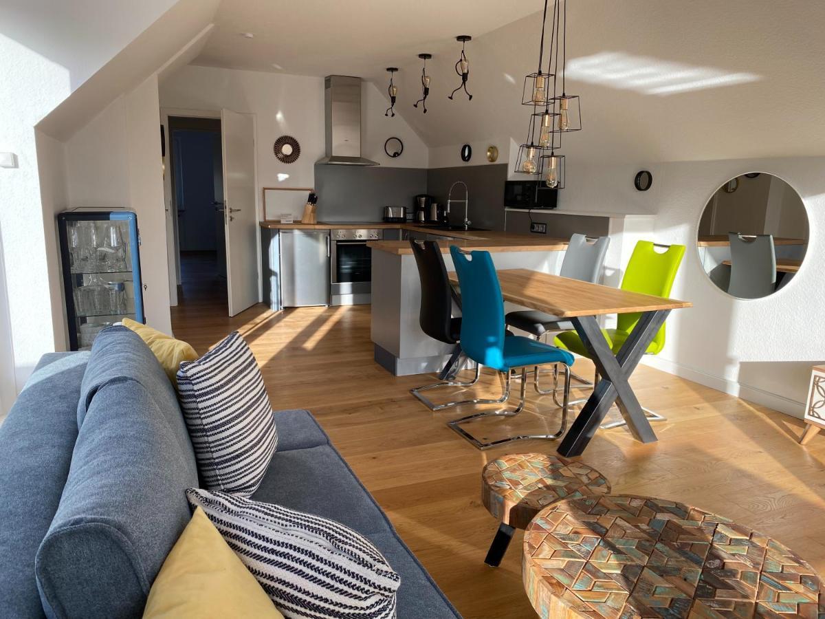 Beach House II - Penthousewohnung In Bestlage Mit Sonniger Dachterrasse Und Top Meerblick Harrislee Exteriör bild