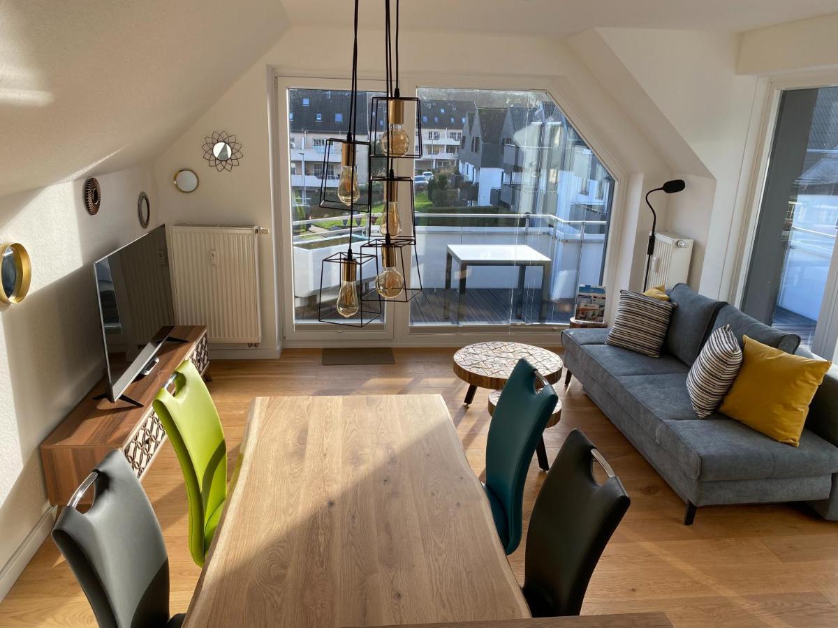 Beach House II - Penthousewohnung In Bestlage Mit Sonniger Dachterrasse Und Top Meerblick Harrislee Exteriör bild