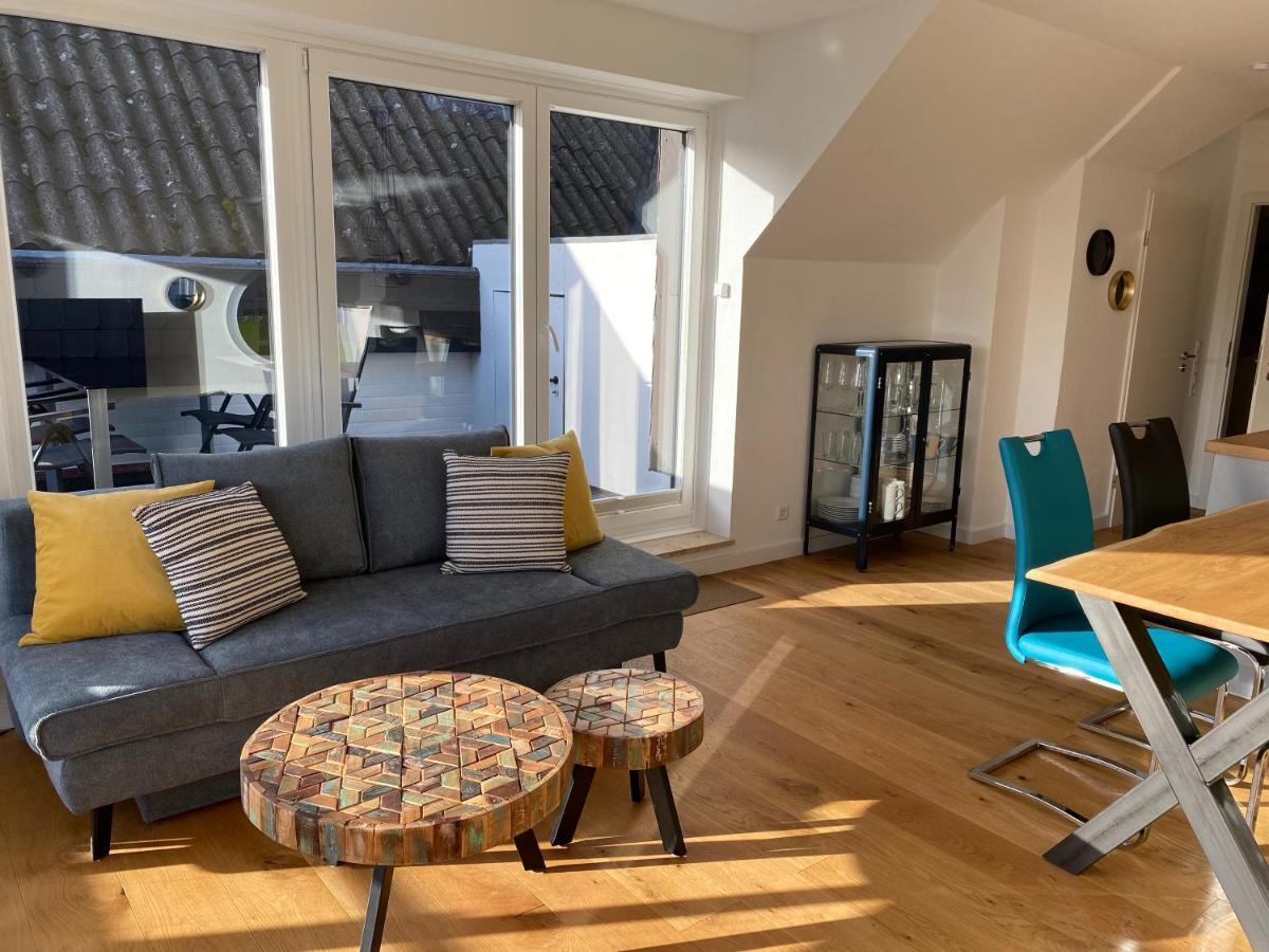 Beach House II - Penthousewohnung In Bestlage Mit Sonniger Dachterrasse Und Top Meerblick Harrislee Exteriör bild
