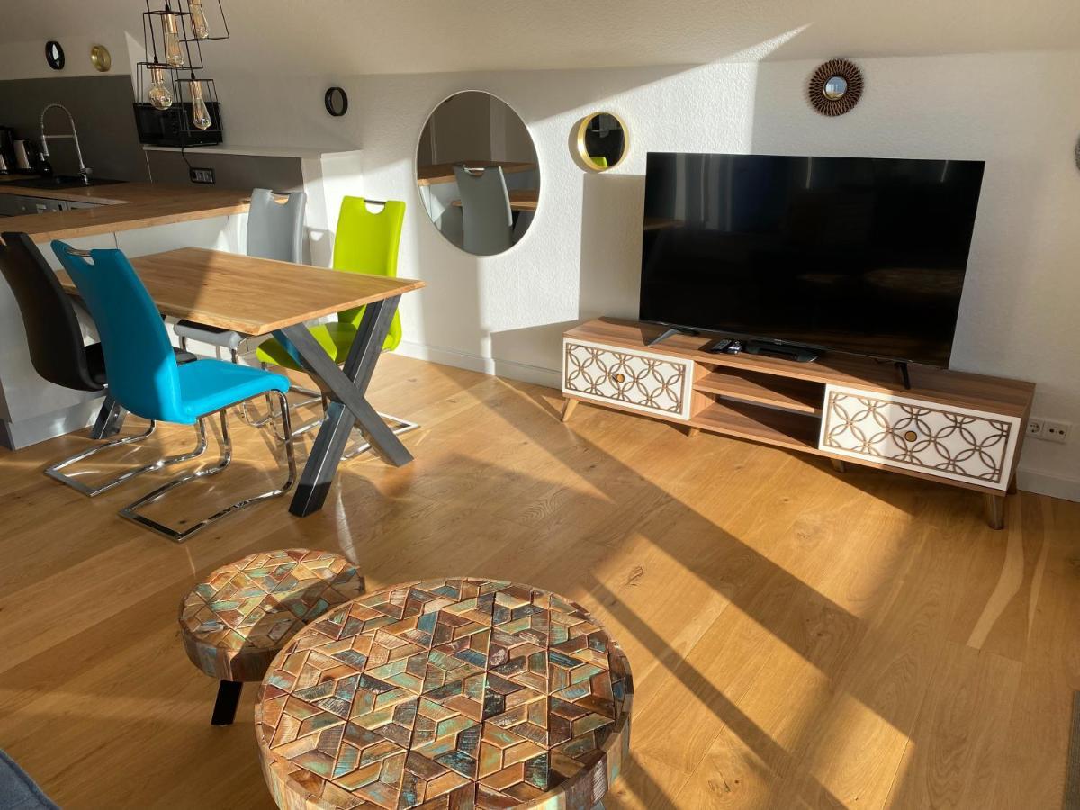 Beach House II - Penthousewohnung In Bestlage Mit Sonniger Dachterrasse Und Top Meerblick Harrislee Exteriör bild