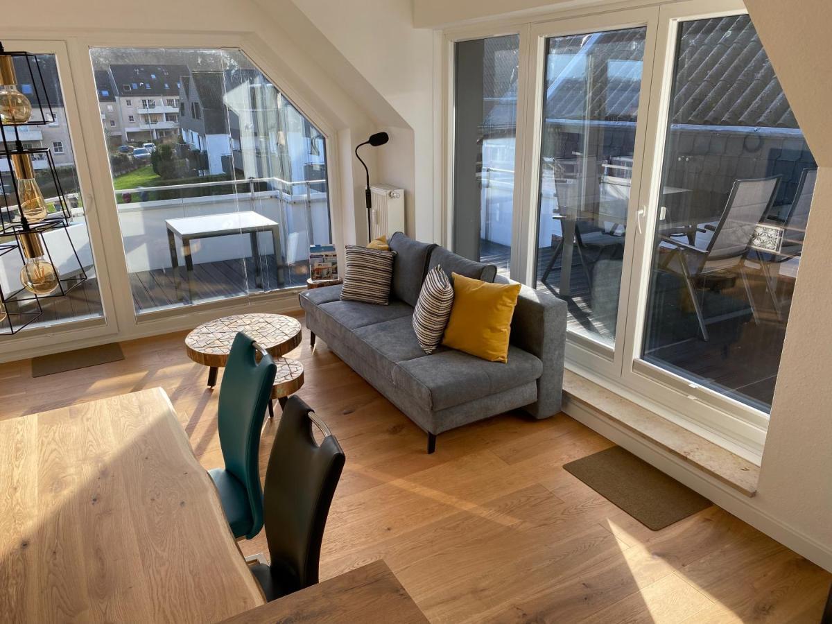 Beach House II - Penthousewohnung In Bestlage Mit Sonniger Dachterrasse Und Top Meerblick Harrislee Exteriör bild