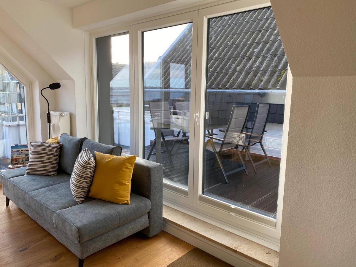 Beach House II - Penthousewohnung In Bestlage Mit Sonniger Dachterrasse Und Top Meerblick Harrislee Exteriör bild